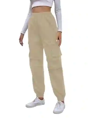 Jogger Cargo Con Bolsillo Lateral Talla Unica