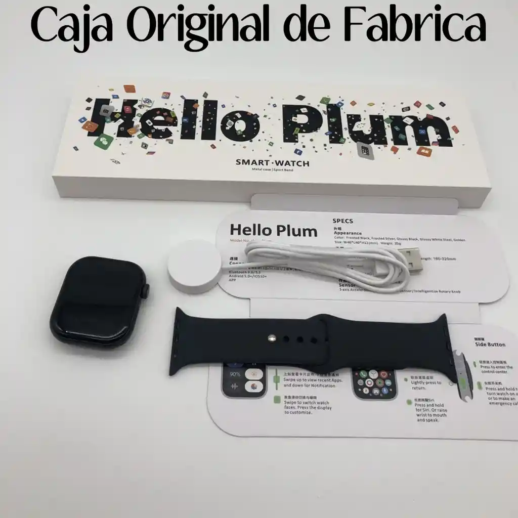Reloj Inteligente Hello Plum S10 Pantalla Amoaled 1gb Para Musica Y Fotos Nuevo 2025
