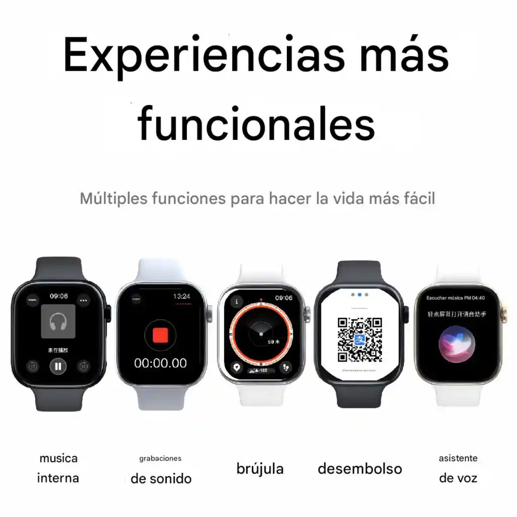 Reloj Inteligente Hello Plum S10 Pantalla Amoaled 1gb Para Musica Y Fotos Nuevo 2025