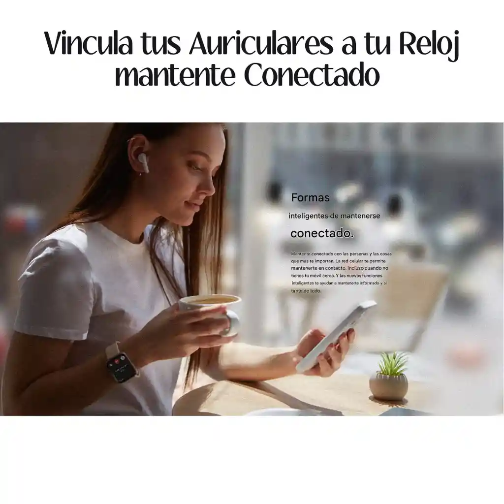 Reloj Inteligente Hello Plum S10 Pantalla Amoaled 1gb Para Musica Y Fotos Nuevo 2025