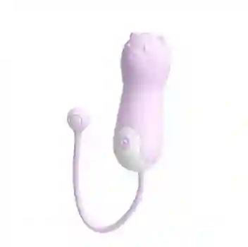 Vibrador Pequeño Dildo En Forma De Oso Lila Recargable