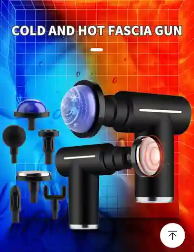 Pistola Masejeador Fascial Gun Frio Calor Spa 110v