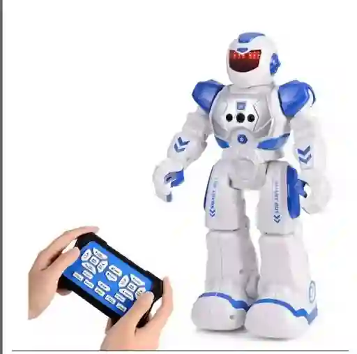 Robot Inteligente Control Remoto Detección Gestos Baila Canta Color Azul