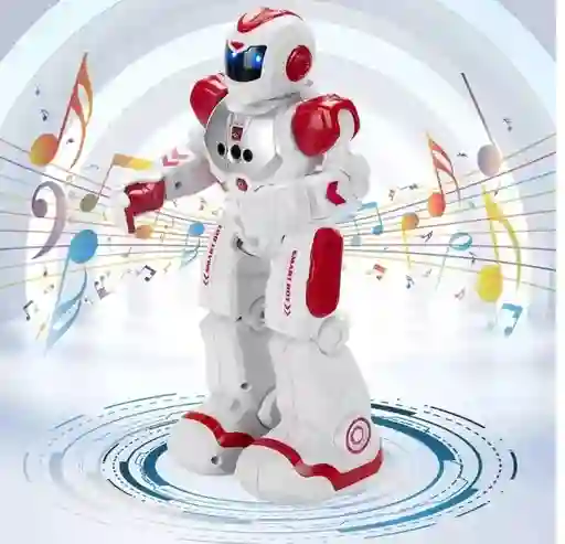 Robot Inteligente Control Remoto Detección Gestos Baila Canta Color Rojo