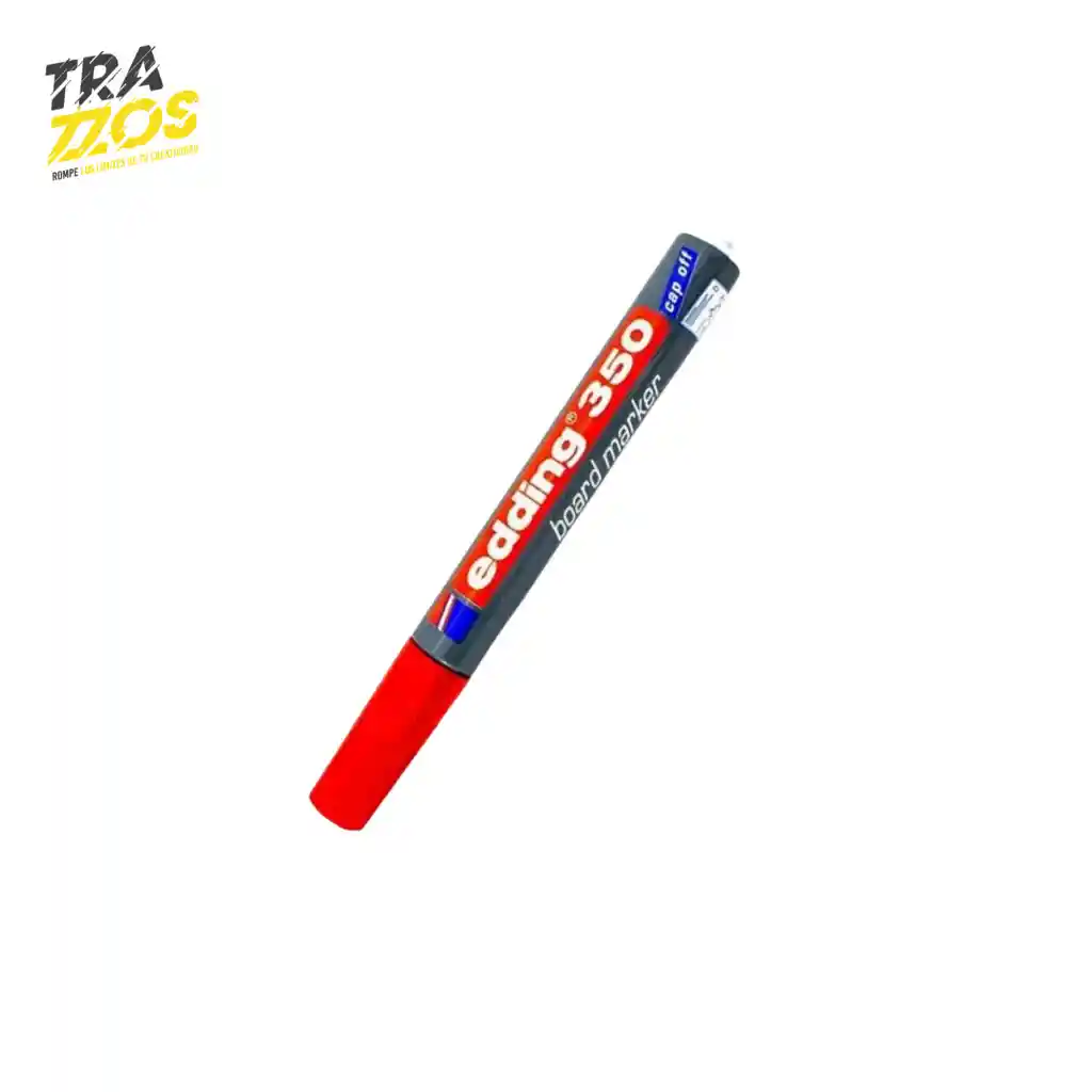 Marcador Edding Borrable 350 Rojo