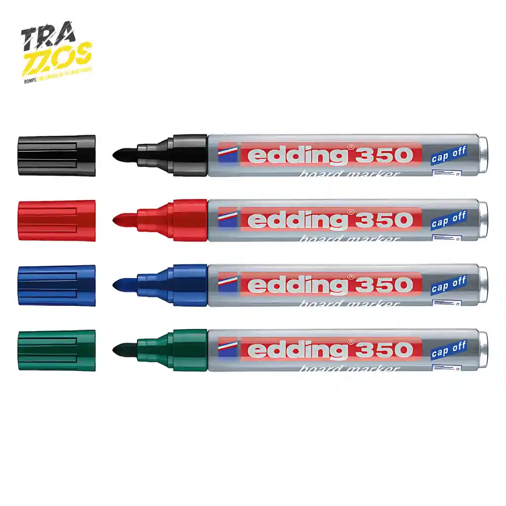 Marcador Edding Borrable 350 Rojo