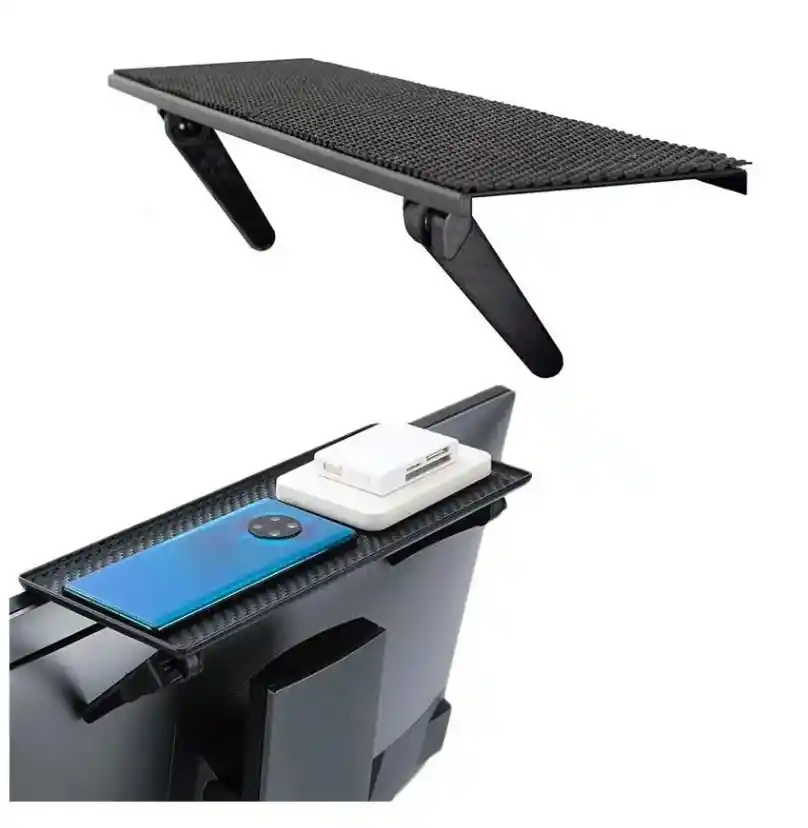 Soporte Estante Decodificador Tv Abrazadera 60x12 Base Antideslizante