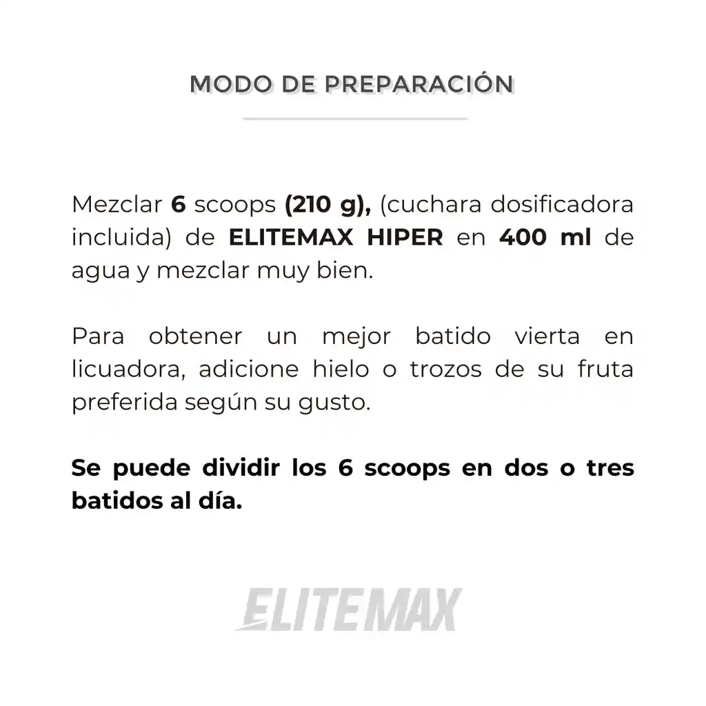 Proteina Hyper Elitemax 6 Lb
