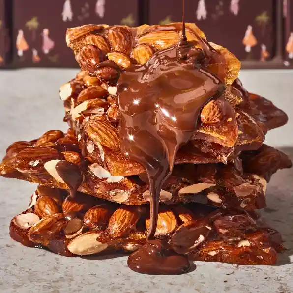 Barra De Chocolate Almond Brittle Crunch - Vast