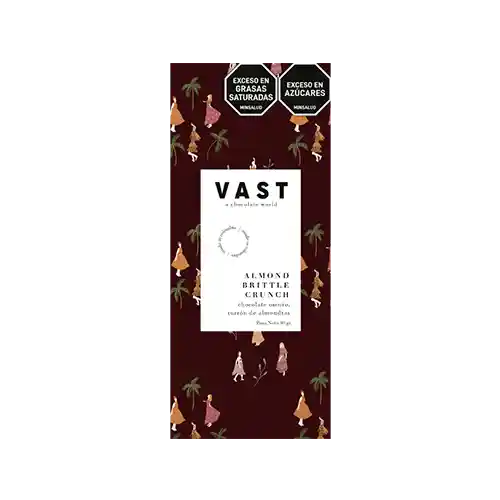 Barra De Chocolate Almond Brittle Crunch - Vast