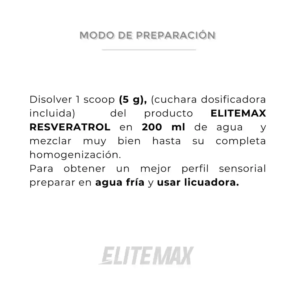 Resveratrol + Nicotinamida Elitemax