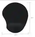 Pad Mouse Ergonómico Con Apoyo En Gel Para La Muñeca - Negro
