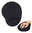 Pad Mouse Ergonómico Con Apoyo En Gel Para La Muñeca - Negro