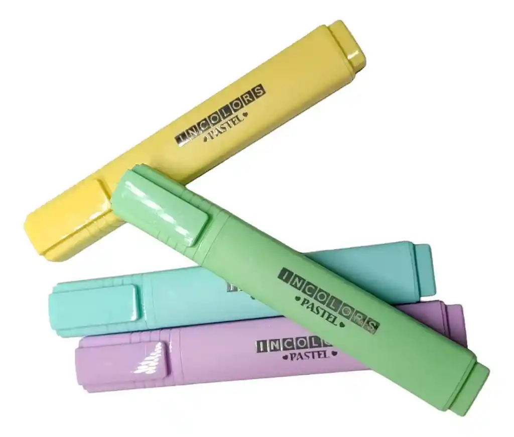 Resaltadores Pastel Incolors Highlighters