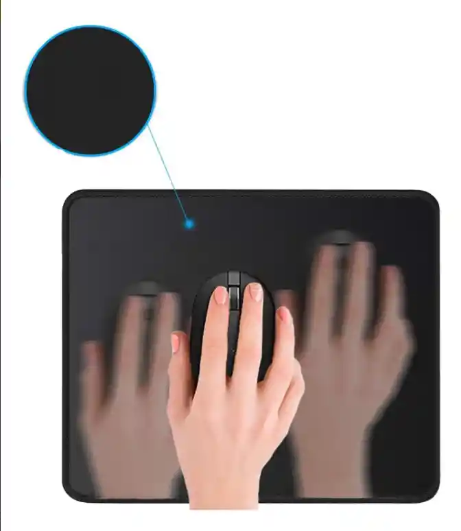 Mousepad Sencillo 21 X 25 Cm Antideslizante Pequeño Cuadrado