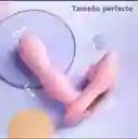 Vibrador O Juguete Sexual De Empuje Con Estimulación Clitorial