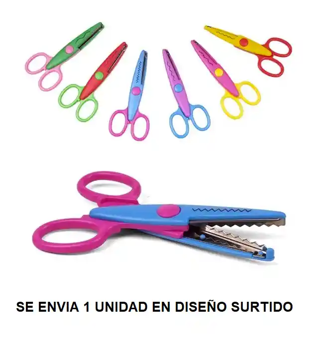 Tijera Multiformas De Dientes Metalicos Diseños Surtidos