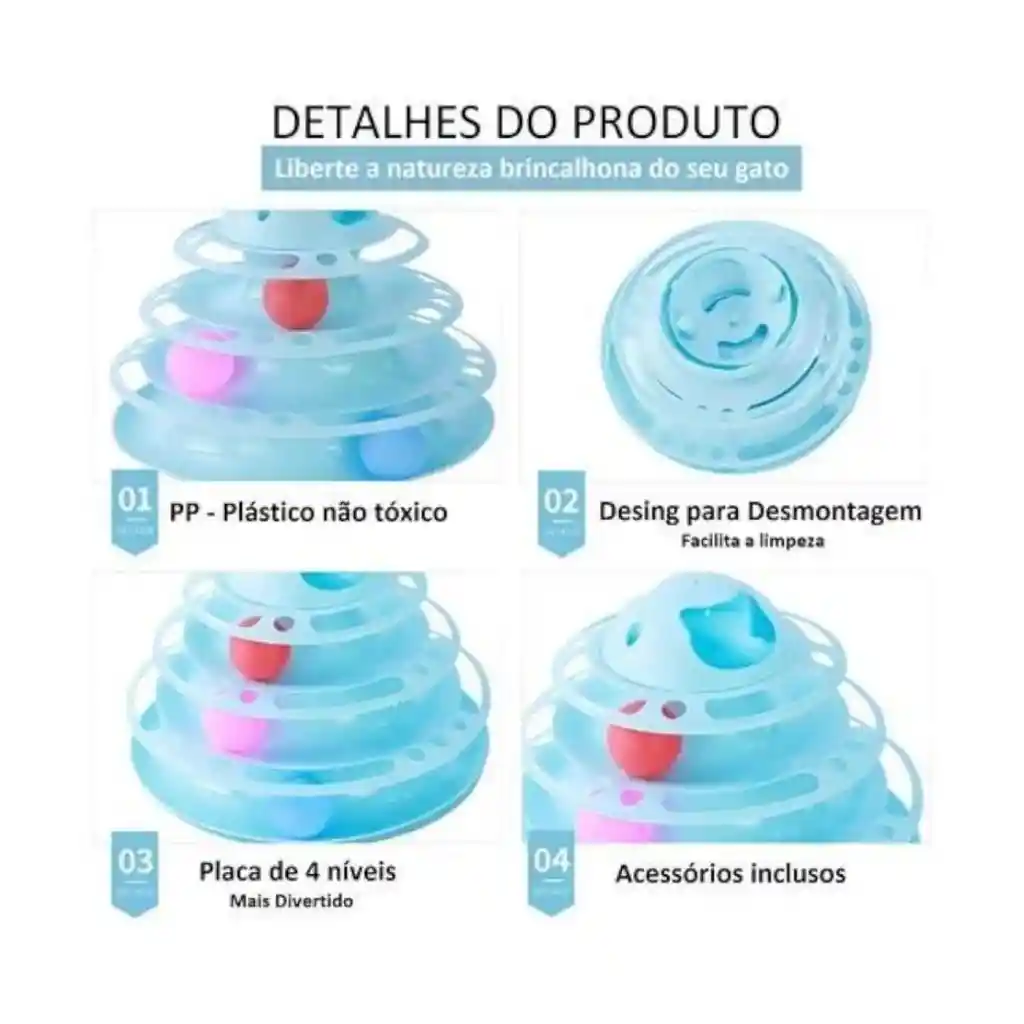Pirámide Interactiva 4 Niveles W-542