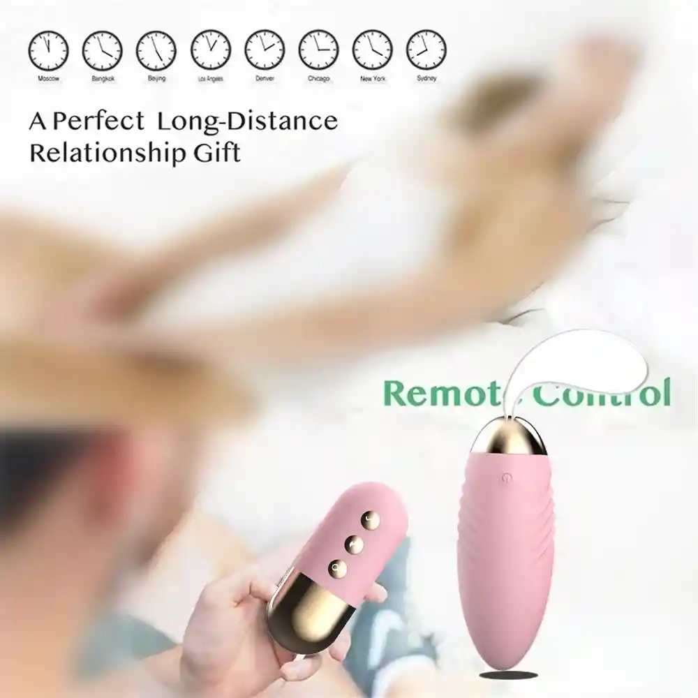 Vibrador Portátil Inalámbrico Con Control Remoto