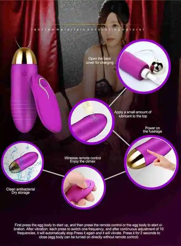Huevo Vibrador Carga Usb