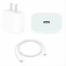 Cargador De Iphone Original Con Cable Tipo C To Lightning De 20 W