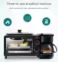 Maquina Para Hacer Desayuno 3 En 1 Horno Cafetera Sarten