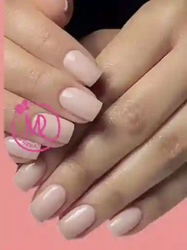 Set 25 Unidades De Uñas Postizas Cortas.