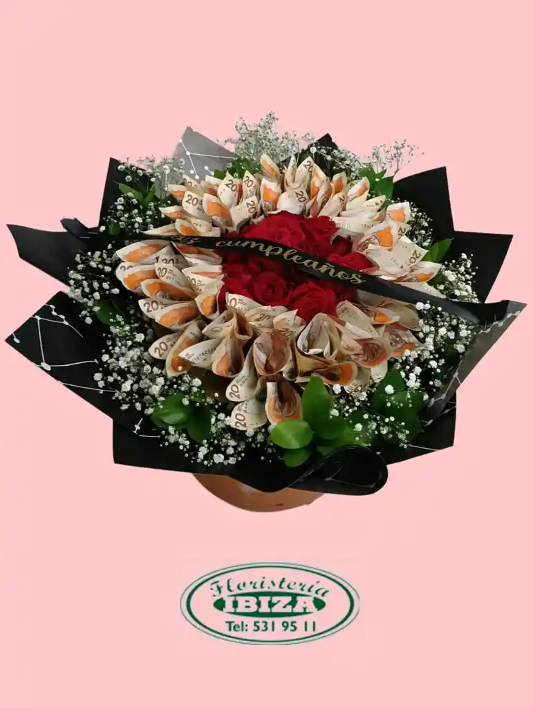 Bouquet Redondo De Rosas