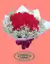 Bouquet Redondo De Rosas