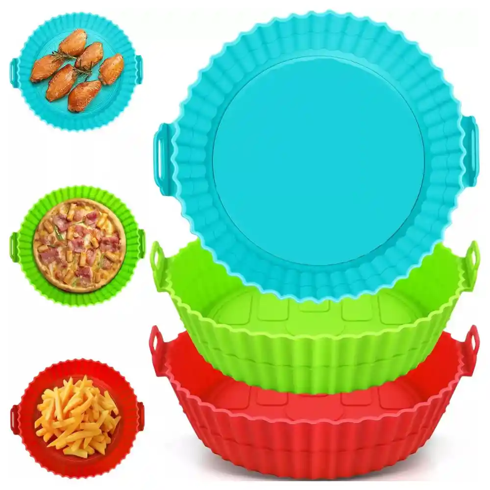 Molde Protector Para Freidora Air Fryer Silicona Reutizable K02