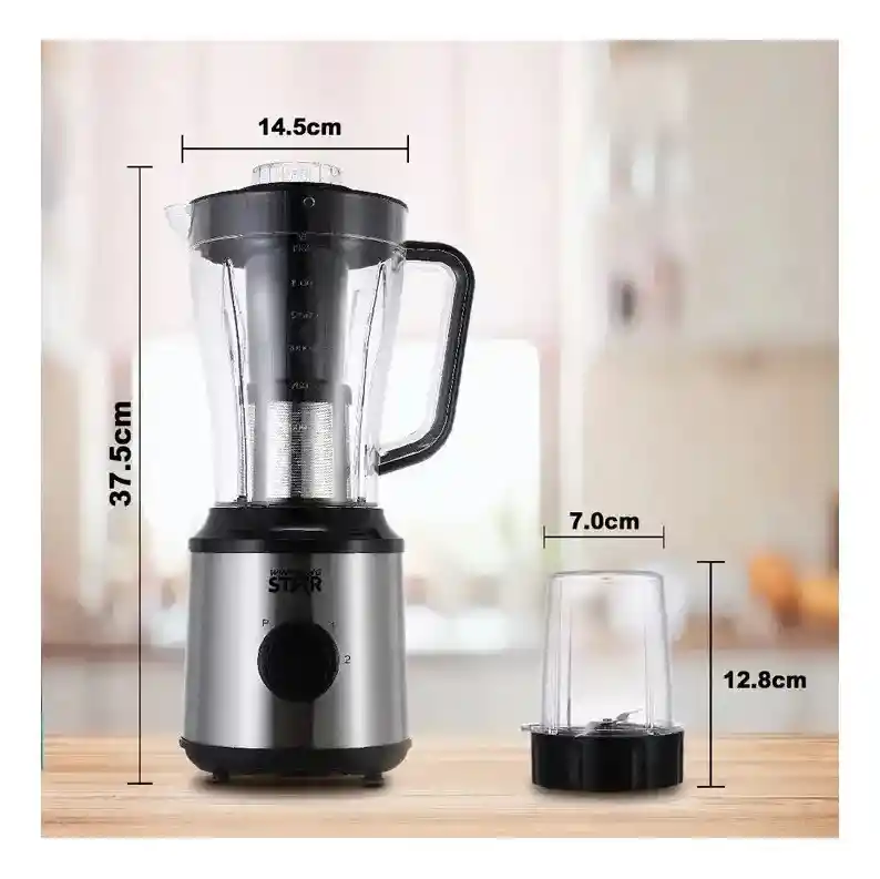 Licuadora Y Extractor De Jugos 1.8 Litros De 2 Velocidades