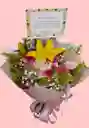 Bouquet Redondo De Rosas