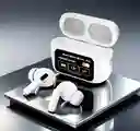 Audifonos Con Pantalla Tactil / Auriculares Para Iphone Android Color Blanco