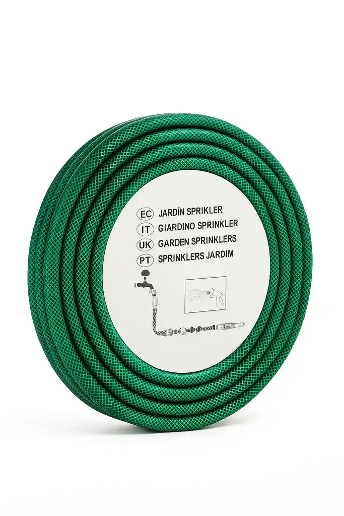 Manguera De Jardin Con Kit De Boquillas Multiuso 20mtrs