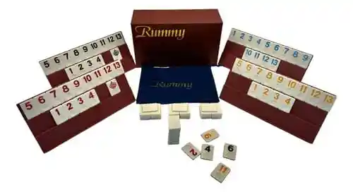 Rummy Rummikub Rummiq Caja De Lujo