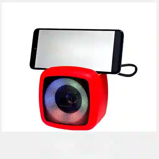 Mini Parlante Bluetooth Portátil Luces Led Rgb Bajo