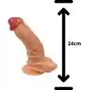 Dildo Consolador El Peso Pluma 24cm
