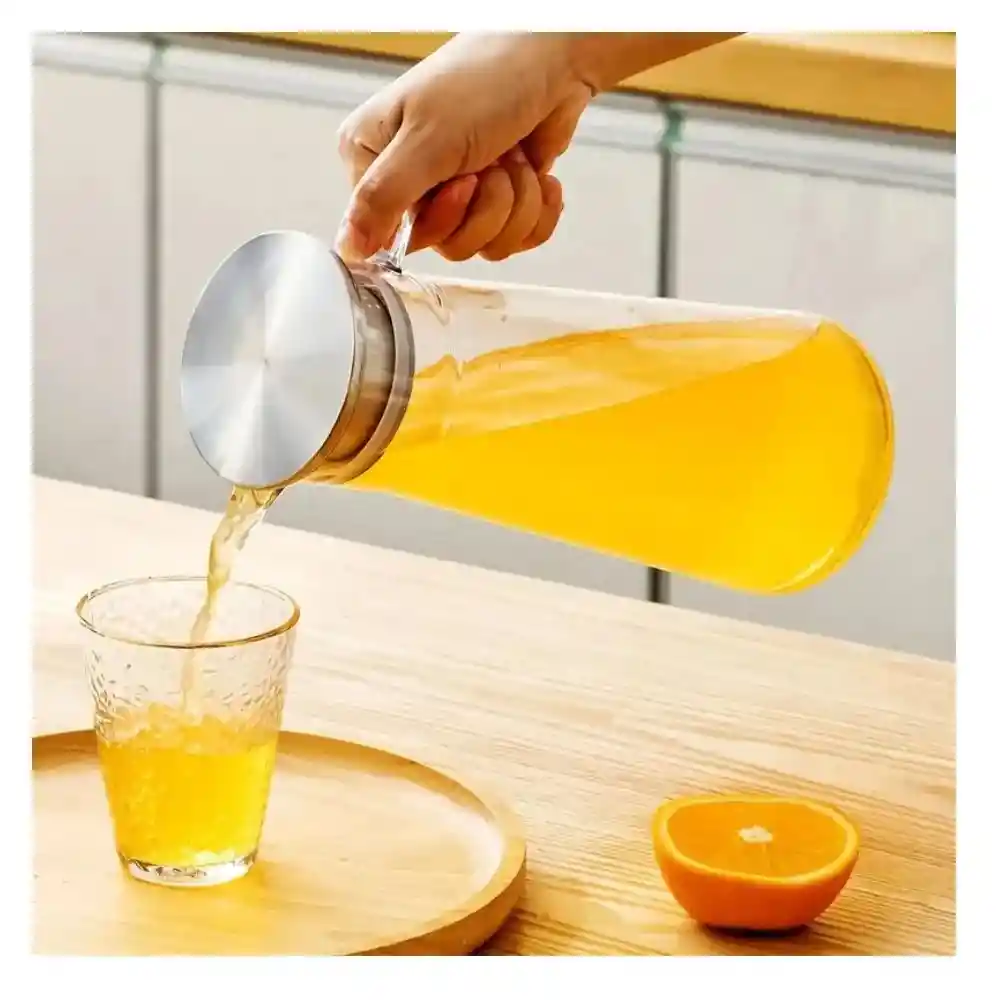 Jarra Bebidas Agua Jugos Transparente Acrilica Melanina Cocina Grande