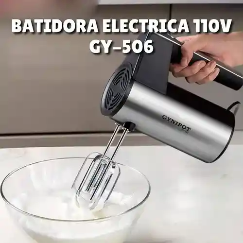 Batidora Manual Gynipot 100 Watts 5 Velocidades Gy-506