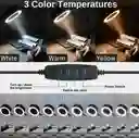 Ventilador Extractor De Humo Portátil Flexi Luces Abrazadera