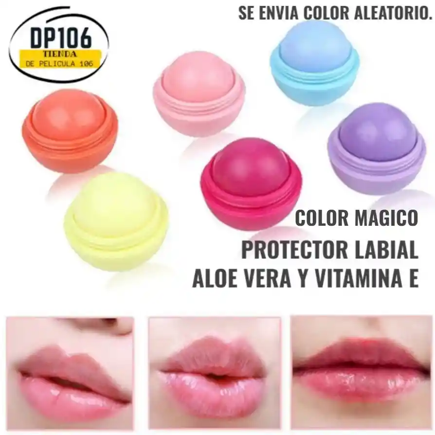Protector Labial Color Mágico / Balsamo – Hidratación Y Brillo