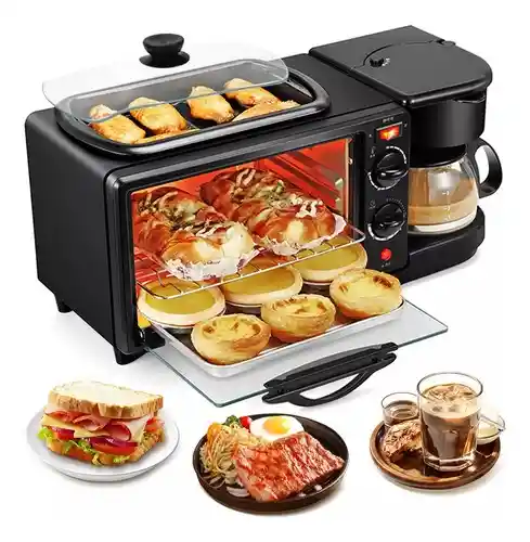 Horno Eléctrico Sokany 3 En 1