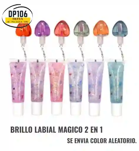 Brillo Labial Mágico 2 En 1 – Glitter + Lip Gloss