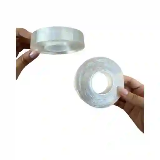 Cinta Adhesiva Doble Cara Lisa Transparente X 2,5mtrs N°6