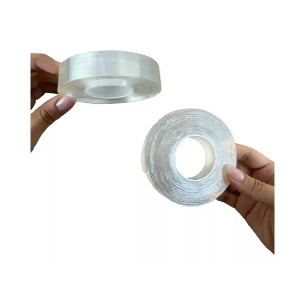 Cinta Adhesiva Doble Cara Lisa Transparente X 2,5mtrs N°6