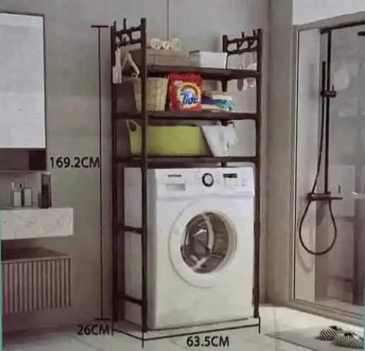 Organizador De Lavadora Mueble Ahorrador De Espacio 3 Niveles