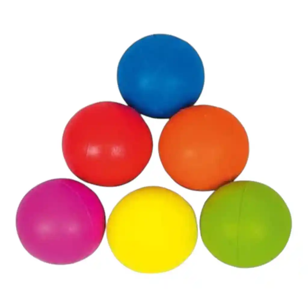 Pelota Para Mascota Goma Maciza 6,5cm Np-1564