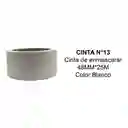 Cinta Ancha De Enmascarar Blanco X 25 Metros N°13