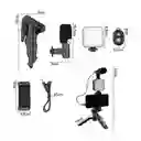 Estabilizador Soporte Celular Luz Led Micrófono + Control R11