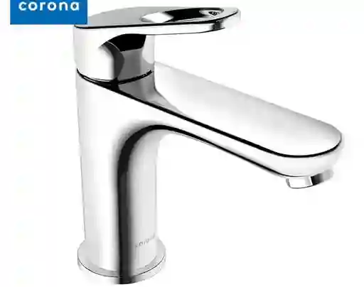 Grifería Lavamanos Corona Monocontrol Koral Media Cromo